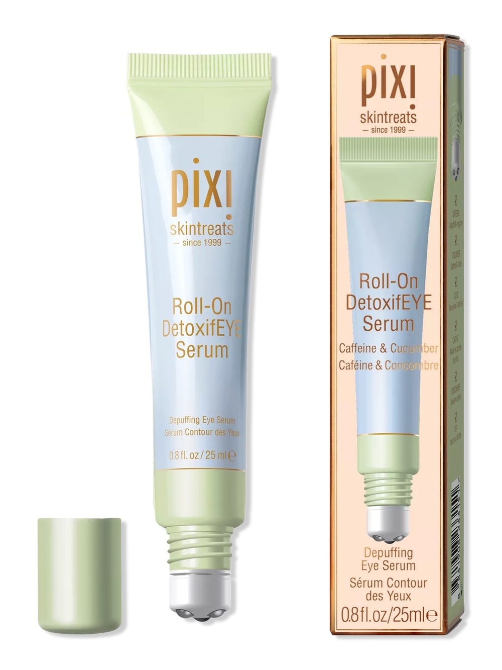 DetoxifEYE Serum Depuffing Eye Serum with Caffeine and Peptides